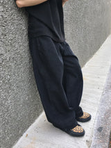 A-N ベーシックワイドデニムパンツ 2C