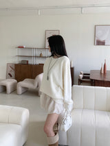 [UNISEX] Cloudy Season Overfit Angora Crewneck Long Sleeve Knit (7 colors)