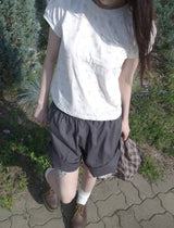 roll-up short pants