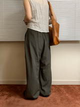 リネンピンタックパンツ