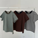 ループストライプTシャツ - 3colors