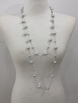 Oriental Pearl Beads Long Necklace