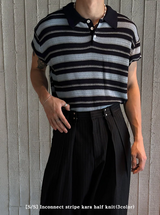 [S/S] Inconnect stripe kara half knit(3color)