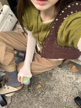 [MADE] Wearby Puff Half Cardigan