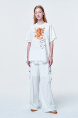 Loose fit Tshirts Flower angel