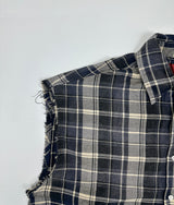 No.1169 VTG チェックシャツベスト
