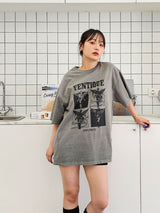 VENTIQUE Pigment Dark Angel T-shirt 3color