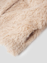 Rachel Two-Belt Detail Short Length Fur Jacket (Lining Quilted)