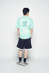25SS エイリアンユニバースショートスリーブTシャツ エメラルドグリーン