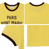ヘイズパリリンガーショートスリーブTシャツ