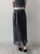 Rookie Chiffon Wrap Skirt