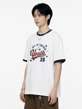 アウト オブ コントロール オーバーフィット リンガー Tシャツ (3color)
