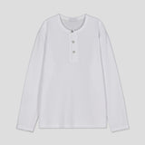 フィットヘンリーネックロングスリーブTシャツ