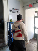No.1568 USA fh ニットジップアップ (3color)