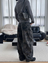 [F/W] Cable v neck kara crop knit(4color)