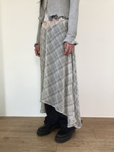 Sheer Check Long One Piece (1color)