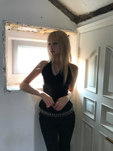 WRAP HALTERNECK SLEEVELESS