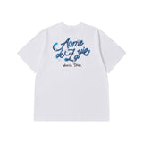 24FW  グラフィティワールドツアースクリプトロゴ半袖Tシャツ ホワイト