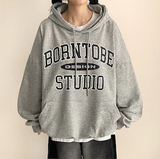 Noah Lettering Point Casual Over Hoodie