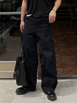 Lone dying wide cargo pants