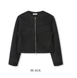 Paul No Collar Wool Jacket