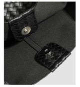 Woven Texture Large Tote Bag & Pouch Set
