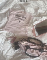 Thankstoo Lace Tube Top (light pink)