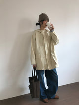 モヘアストライプビーニー (4color)