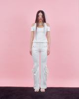 ローズホルターブラウス [WHITE]