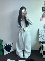 ストリートパッチフーディージップアップ🤎🤍🖤3COLOR