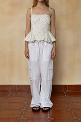 Flower cotton sleeveless