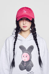 24FW CLOVER BELLY BALL CAP PINK