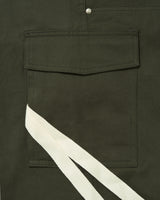 Straight strap pocket pants