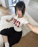 Glee Number Printed Short Sleeve T-Shirt