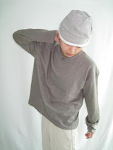 Vintage Slub Loop Henley Neck Long Sleeve T-Shirt(3c)