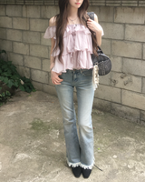 Frill cancan blouse