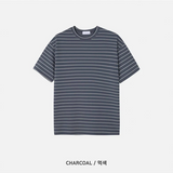[S/S] ストライプオーバーフィット半袖Tシャツ(7coolor)