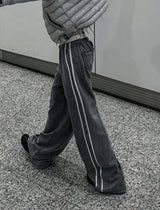 Low Washing Unbalanced Sagging Pants
