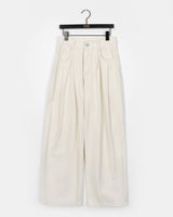 Tcoin pintuck wide cotton pants