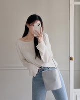 Rylee Punching Cropped Knitwear