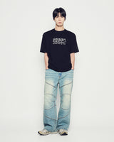 25FW マルチ AC ベアフェイスロゴ半袖Tシャツ ブラック