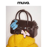 muva. Genuine‑Leather Autumn‑Winter Commute Bag for Women, Cross‑body Handbag with Niche‑Original Design, New Arrival Dec 19