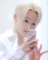 [The Boyz Juyeon, New Worn] Compass Emblem Mother of Pearl 925 Silver + 14k gold plating Adjustable Size Ring R030-04G