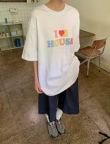 [unisex] カヒルハウスプリントオーバー半袖Tシャツ