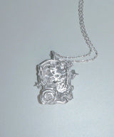 [MADE] velvet night rose necklace S size