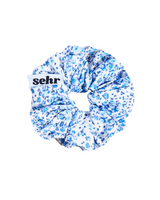 Blue Rose Tie Big Bag (White)