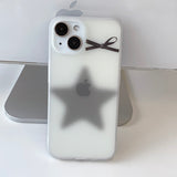 Gray - Slow Star Ribbon Phone Case_matt