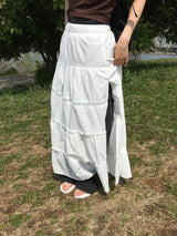 Side slit long skirt (1color)