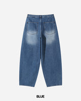 Drip Lettering Denim Pants