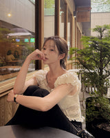 Dalo puff banding blouse